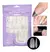 Soft Gel Press On Almendra Transparente City Girl x600 - comprar online