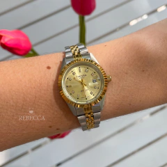 Tressa Diamonds Plateado y Dorado - Rebecca Relojes - Tienda de Relojes de Dama 