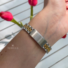Tressa Diamonds Plateado y Dorado fondo Negro - comprar online