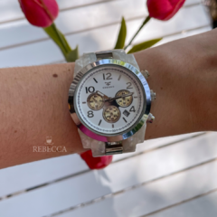 Kosiuko Print Blanco - Rebecca Relojes - Tienda de Relojes de Dama 