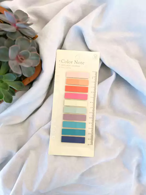 Lembrete coloridos com Adesivos