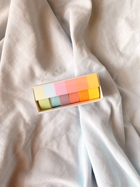 Washi tape colorido 6 cores