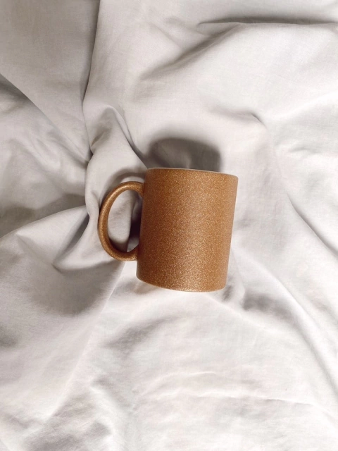 Caneca Glitter Caramelo - Personalizada