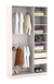 VESTIDOR SIN PUERTAS 1.20 ANCHO X 1.81 ALTO - comprar online