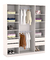 VESTIDOR SIN PUERTAS 1.80 ANCHO X 1.81 ALTO - comprar online