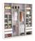 VESTIDOR SIN PUERTAS 2.40 ANCHO X 2.50 ALTO - comprar online