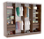 PLACARD 2.60 ANCHO X 1.81 ALTO X 0.60 PROF. COLOR - RANDY MUEBLES - Fábrica de placares