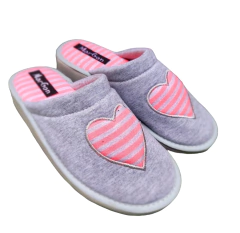 Docena Pantuflas bordadas Sophie gris - PantuflasMargon
