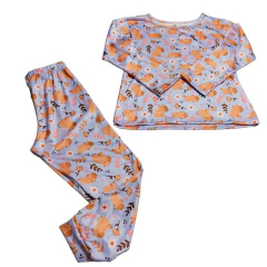 Pijama Infantil Estampado Capybara Lila