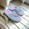 Pantuflas Sophie Gris Rayas Verano - comprar online
