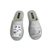 Docena Pantuflas Gatito Verano Gris Melange - comprar online