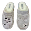 Pantuflas Clasicas Gatito piel gris claro - comprar online