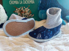 Pantubotitas Planets Azul - comprar online