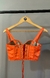 CROPPED VINDIMA LARANJA - OUTLET - Jerônima Baco | CORSETS SOB MEDIDA
