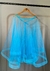 SAIA DE TULE AZUL - OUTLET na internet