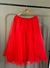 SAIA DE TULE VERMELHO - OUTLET na internet