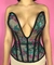 CORSET EM TELA COM SOBREPOSIÇÃO FLORAL - OUTLET - comprar online