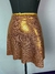SAIA DE PAETÊ DOURADO - OUTLET - comprar online