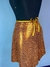 SAIA DE PAETÊ DOURADO - OUTLET - Jerônima Baco | CORSETS SOB MEDIDA