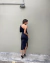 Vestido Star Midi Um Ombro Só Com Fenda Preto - comprar online