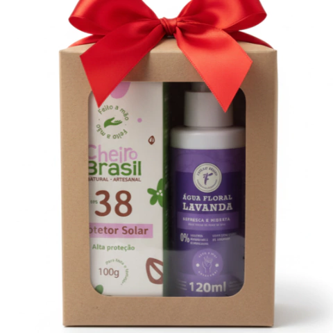 KIT PROTETOR SOLAR 100ML + AGUA FLORAL DE LAVANDA 120ML - comprar online