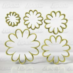 Set x 5 Cortantes Margaritas / Flores