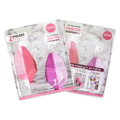 PARPEN - Set X 2 Placas Huevo Diamante 10 cm - comprar online