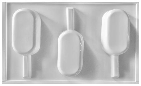 Molde Ice Pop / Paleta / Helado x 3 cavidades Plastichok