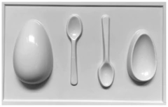 Molde PLaca Acetato Cuchara + Huevo