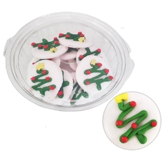 Formitas de Azúcar / Glasé Árbol Pinito Navidad x 9u.