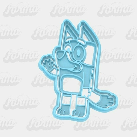 Cortante + Sello Bluey 8cm