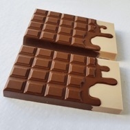 Molde Placa Chocolate Derretido sistema triple capa BWB