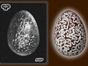 Molde Placa Huevo de Pascua 15cm Punto Perdido PARPEN