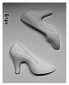 Molde Placa Acetato Zapatos taco Alto, chicos x 2 cavidades