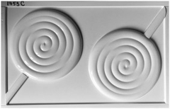 Molde Placa Paleta GRANDE espiral