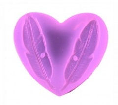 Molde de Silicona Plumas