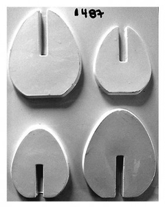 Molde Placa de Acetato - Huevo 3D x 2 u.