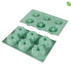 Molde Silicona Nordico mini savarin budin