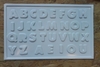 Molde Placa Acetato ABECEDARIO mediano