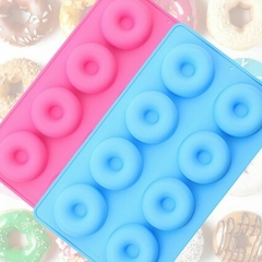 Molde de Silicona Donas 6,5cm x 8 cavidades