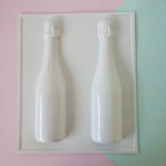 Molde Placa Acetato Botella Grande x 2