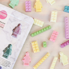 Set x 2 moldes placas Bloques y muñequitos Lego. Parpen - comprar online