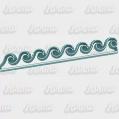 Cortante Regla Olas 15cm