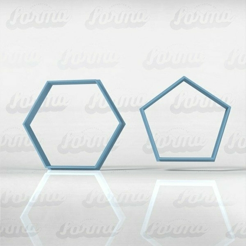 Set pelota de futbol - pentagono hexagono