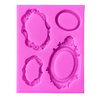 Molde de Silicona Marco/Espejo x 4