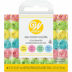 Set x 4 Colorantes Wilton en gel Food Colors Pastel