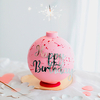 MOLDE CAKE SORPRESA TORTA PIÑATA - BOMBA X 17CM - SET X 2 PLACAS DE ACETATO - PARPEN