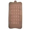 Molde Silicona p/ Mini Tableta de Chocolate