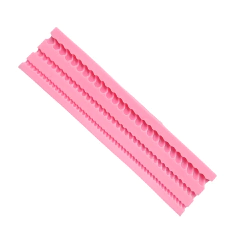 Molde de Silicona x 3 Cordones / Guarda / Soga / Cuerda 18cm