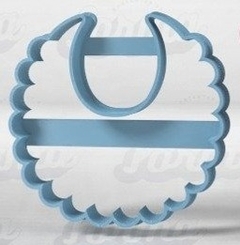 Cortante Contorno Babero Bebe Baby Shower